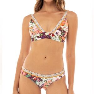 NWT Agua Bendita Megan Seed Bikini Top and Audrey Seed Bikini Bottoms